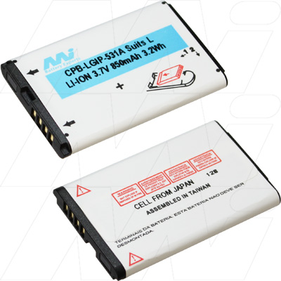 MI Battery Experts CPB-LGIP-531A-BP1